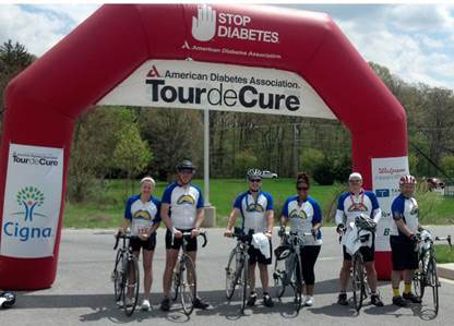 North Slope Pedalers at Tour de Cure